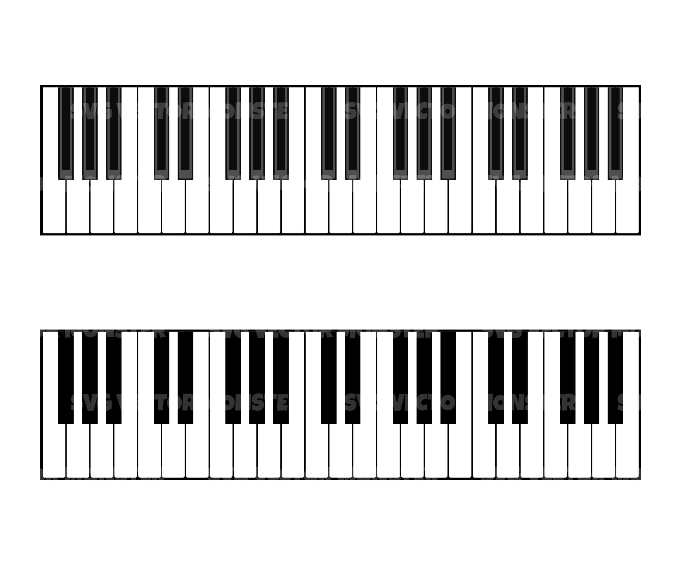 Printable Piano Keyboard Discount with FREE Printable Blank Piano Keyboard Template