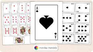 Printable Playing Cards (Free Pdf Sheets In 3 Sizes) intended for Free Printable Blank Playing Cards