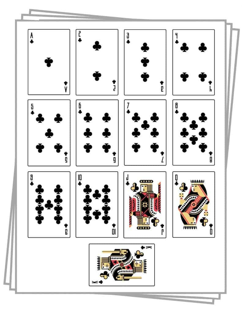 Printable Playing Cards (Free Pdf Sheets In 3 Sizes) throughout FREE Printable Blank Playing Cards