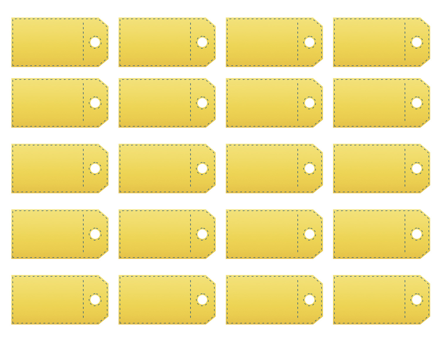 Printable Price Tag Templates | Make Your Own Price Tag Labels in FREE Printable Blank Price Tags