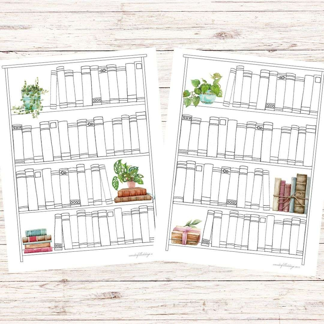 Printable Reading Bookshelf Log - Wonder-Filled Days throughout Free Printable Bookshelf Reading Log