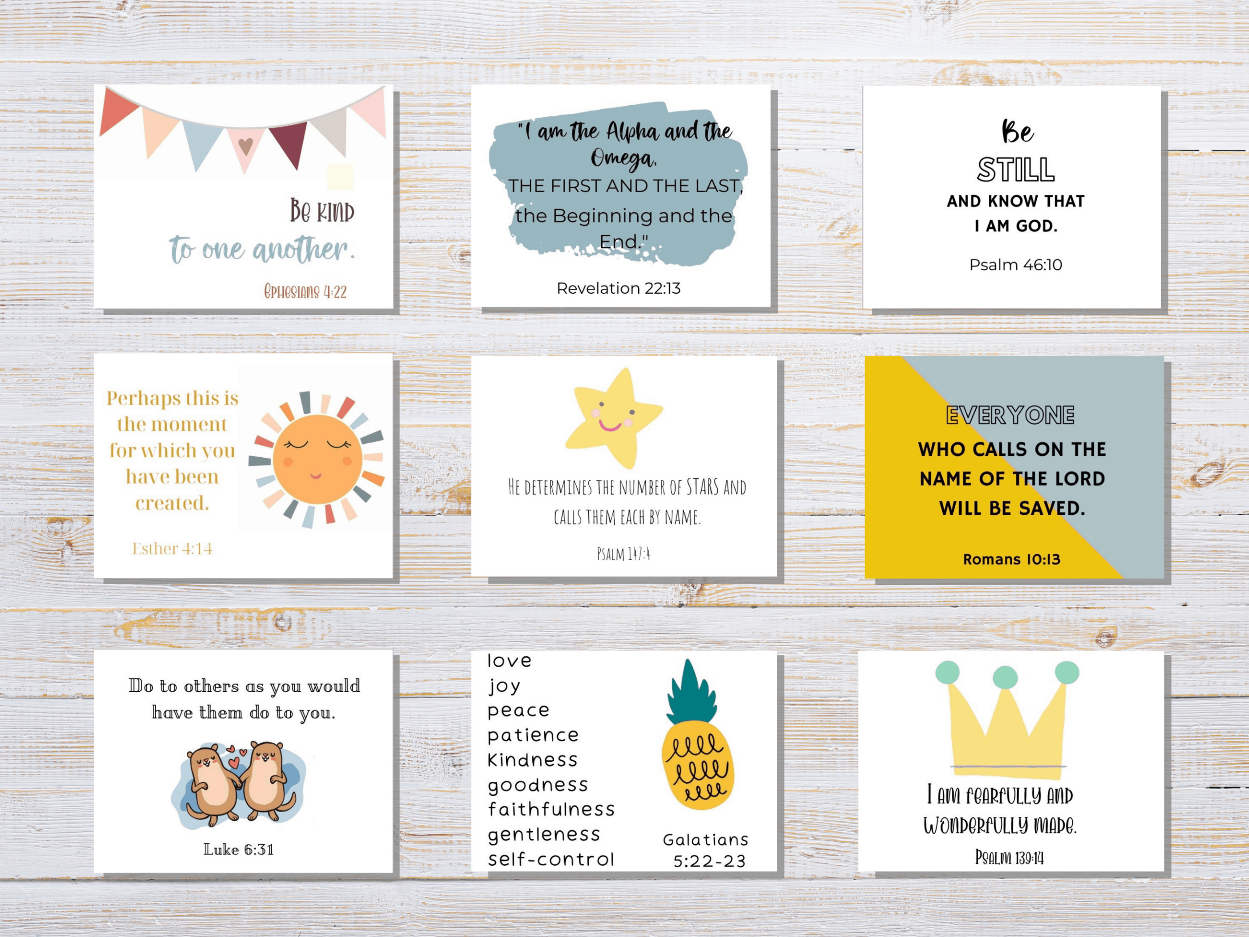 Printable Scripture Cards For Kids - Out Upon The Waters with regard to Free Printable Bible Memory Verse Cards