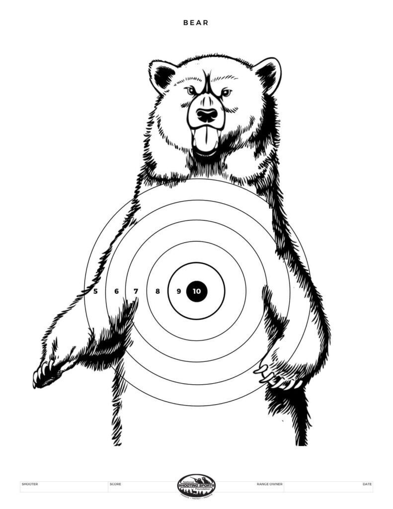 Printable Shooting Targets And Gun Targets • Nssf in Free Printable Bb Gun Targets