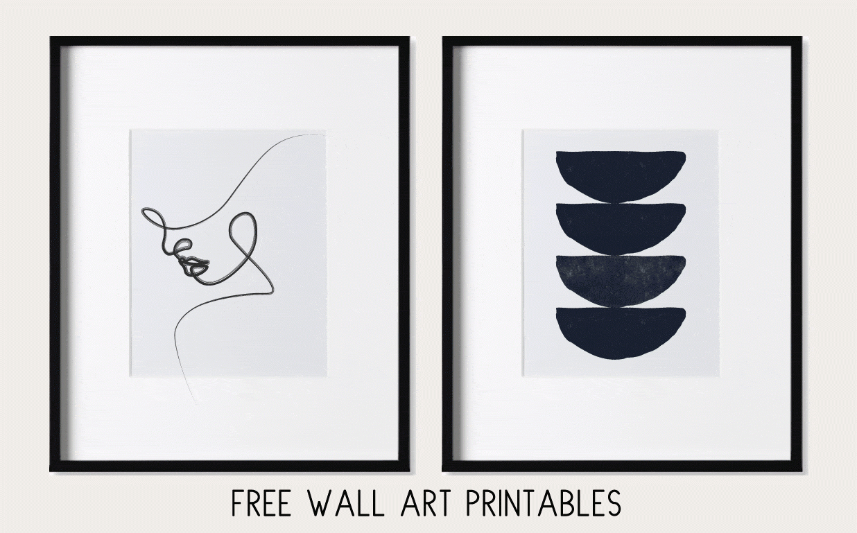 Printable Wall Decor | Free | Easy To Print At Home Modern Designs intended for Free Printable Art For The Home