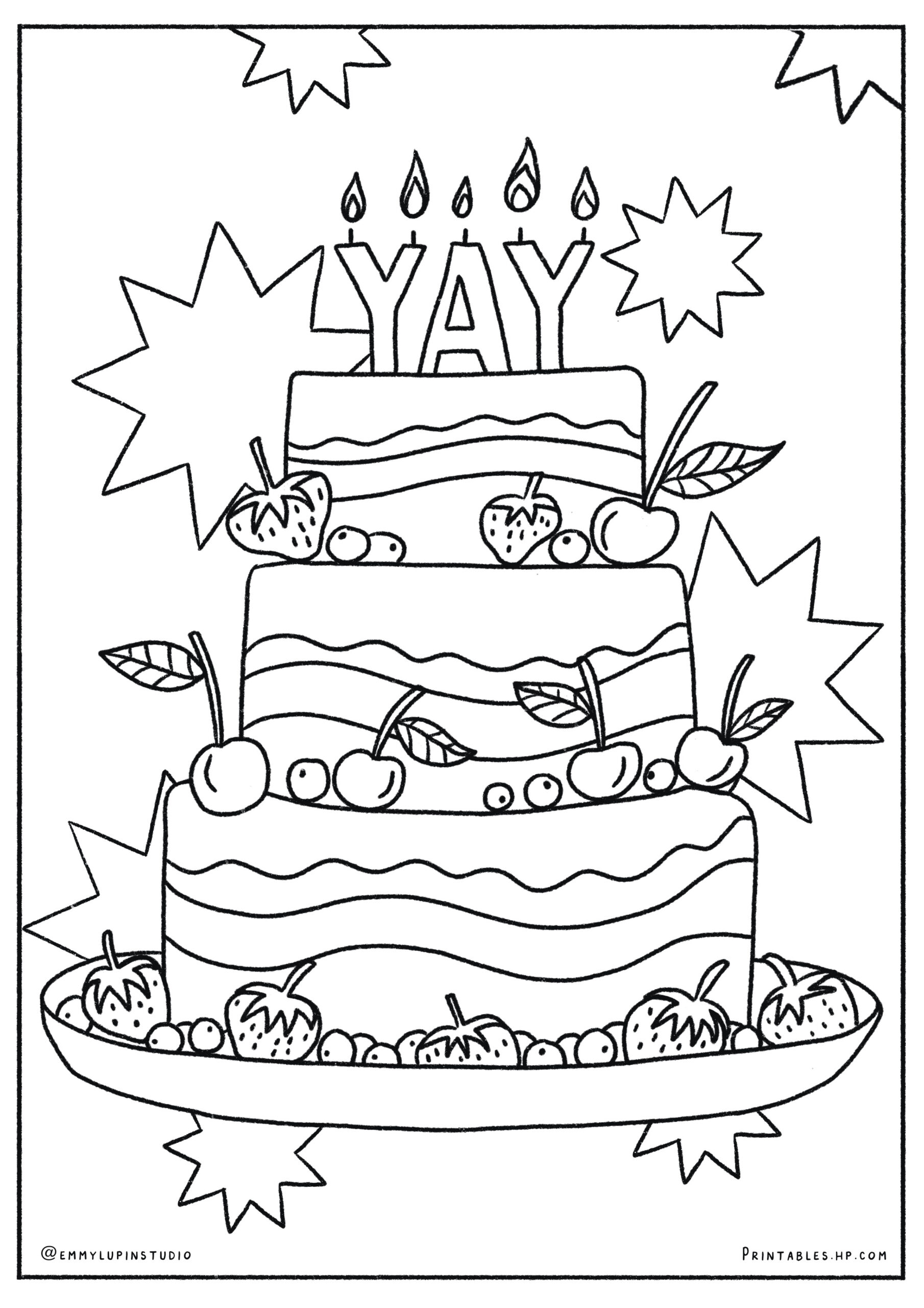 Printables - Free Coloring Pages &amp;amp; Learning Worksheets | Hp intended for Free Printable Birthday Worksheet For Kindergarten