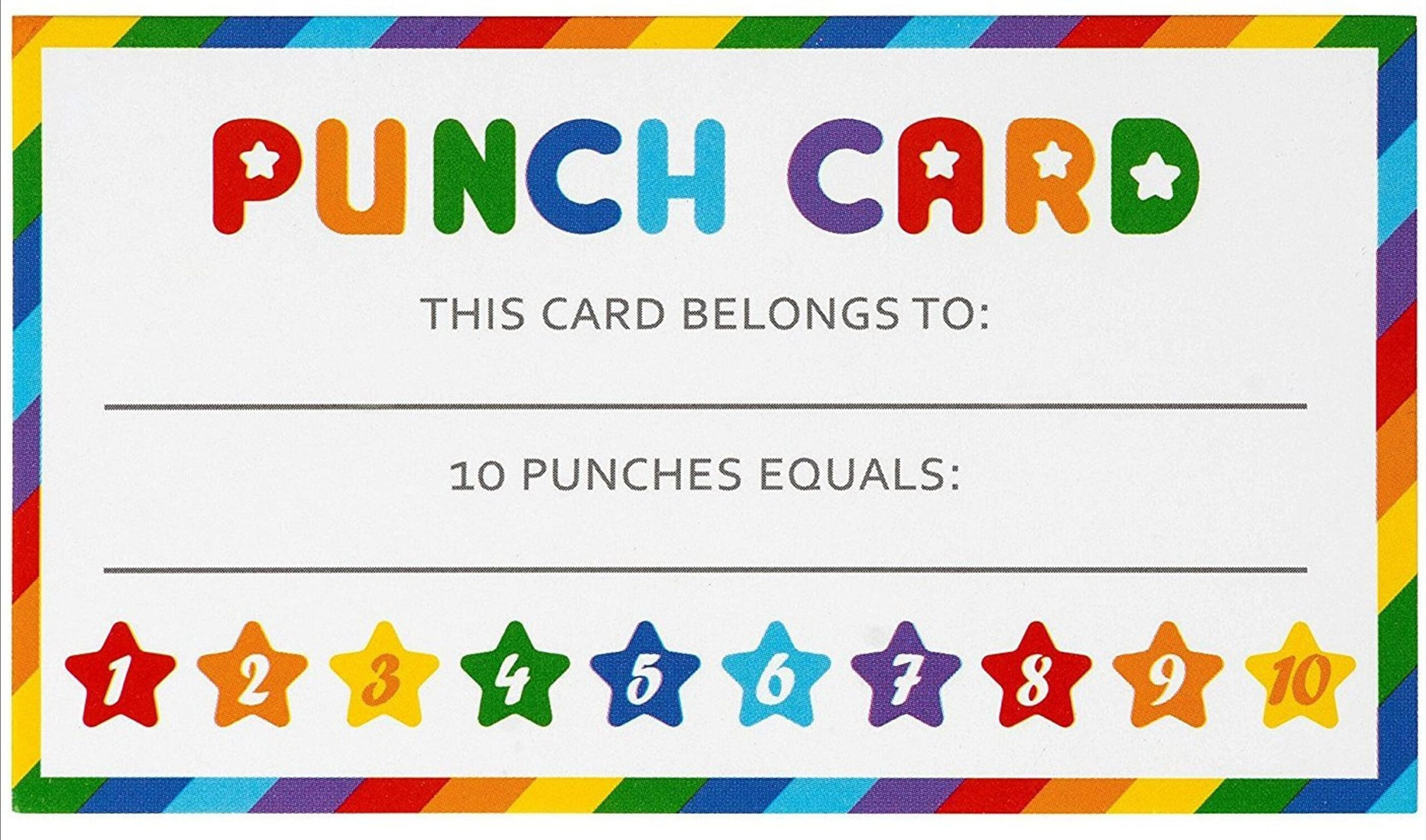 Punch Card Download Pdf/21 Punch Cards Pdf File/To Do Punch Card with regard to Free Printable Behavior Punch Cards