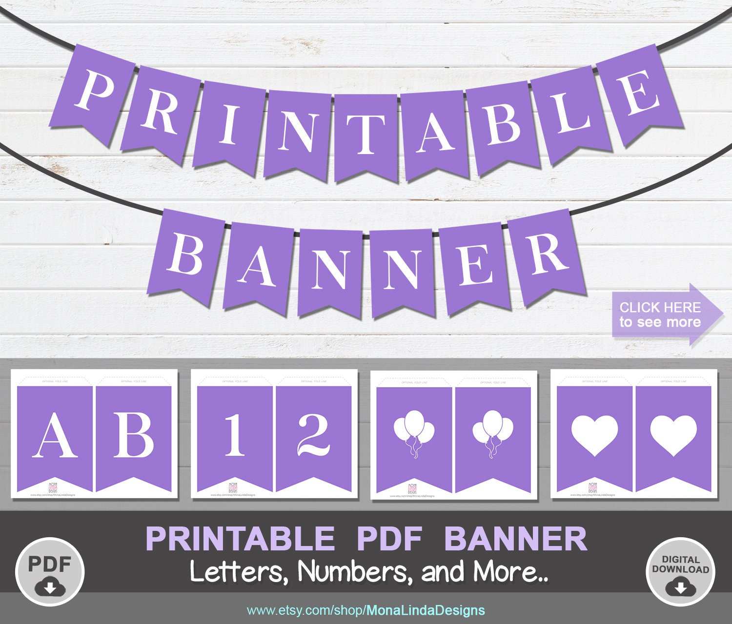 Purple Printable Pdf Banner,Printable Alphabet Letter Banner for FREE Printable Banner Letters Purple