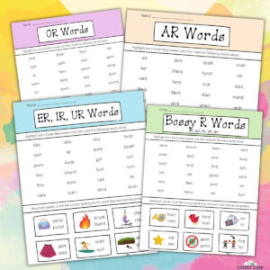 R-Controlled Vowels Worksheets: 4 Free Printables! - Literacy Learn intended for Free Printable Bossy R Worksheets