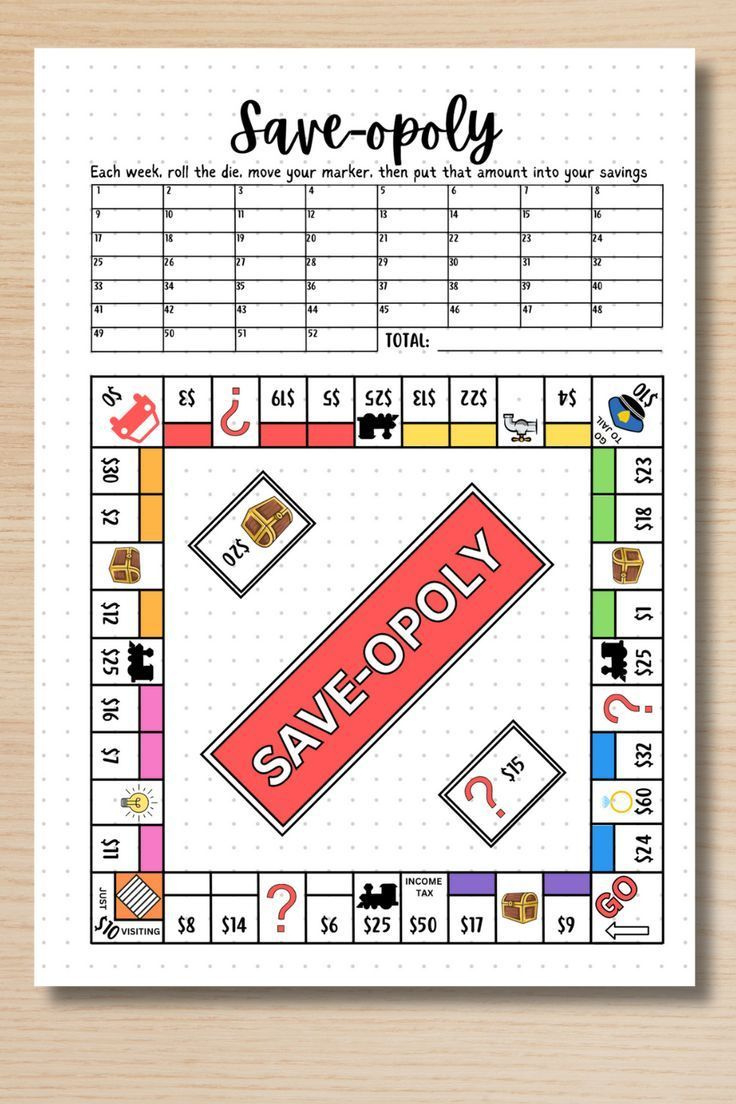 Saveopoly Savings Challenge Printable Bullet Journal Savings Game within FREE Printable Bullet Journal Savings Tracker