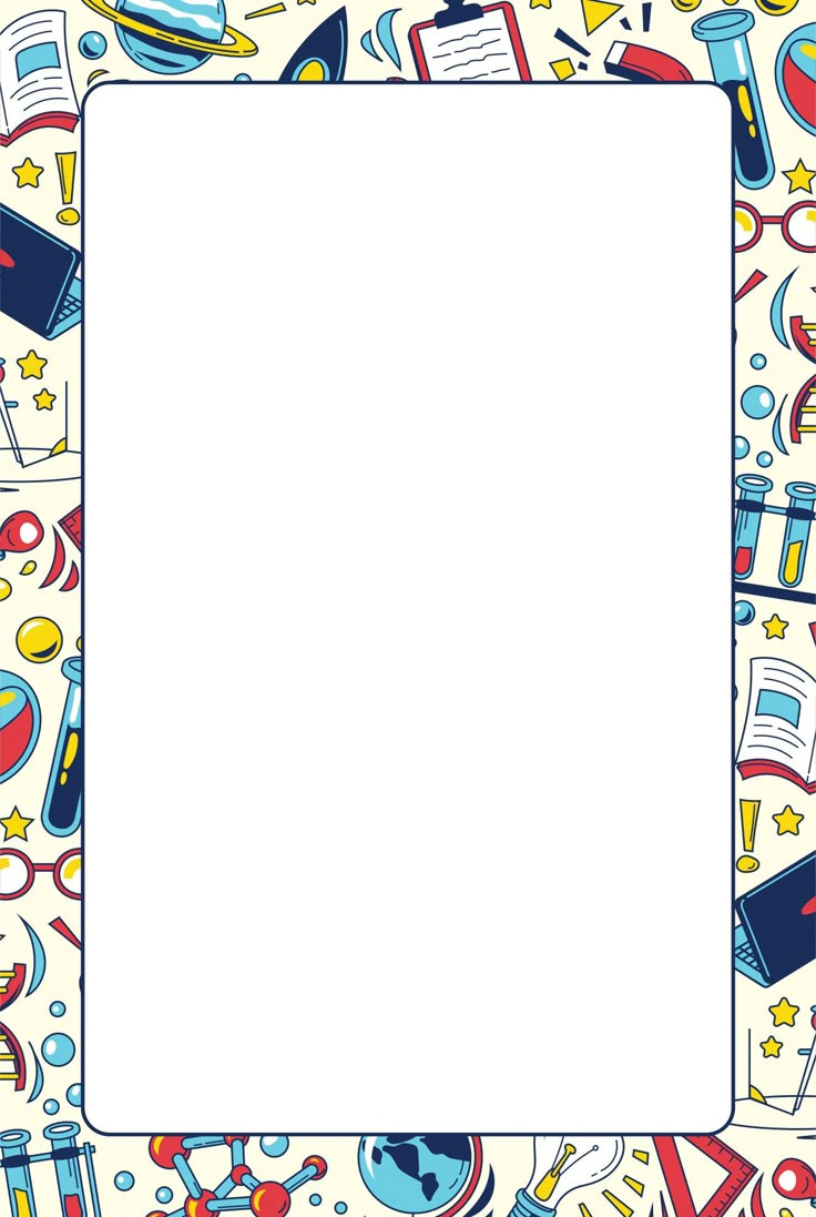 Science Borders - 10 Free Pdf Printables | Printablee with regard to FREE Printable Borders For Teachers