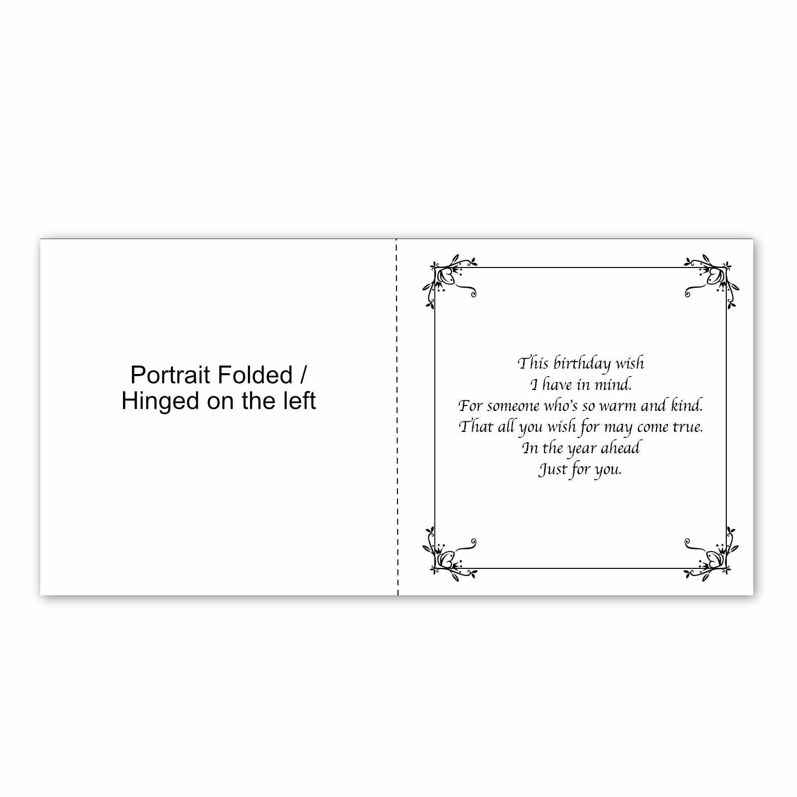 Simple Affordable Birthday Card Inserts For Handmade Cards - for FREE Printable Birthday Card Inserts
