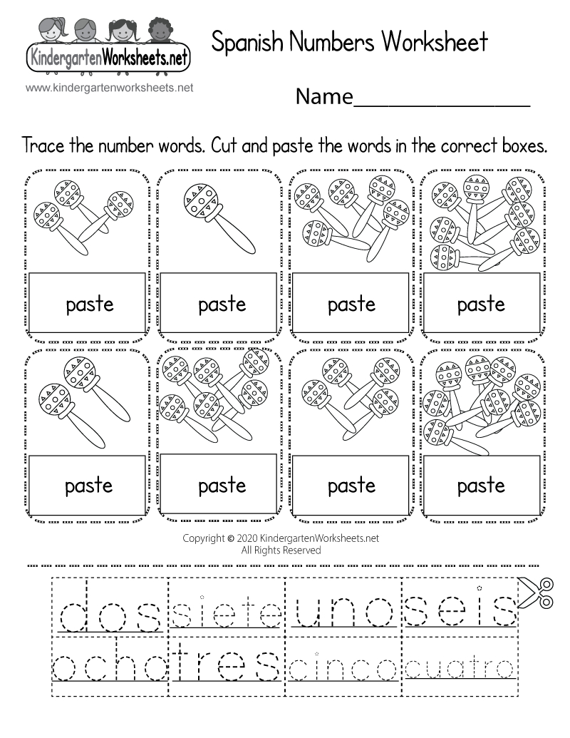 Spanish Numbers Worksheet - Free Printable, Digital, &amp;amp; Pdf inside Free Printable Beginning Spanish Worksheets