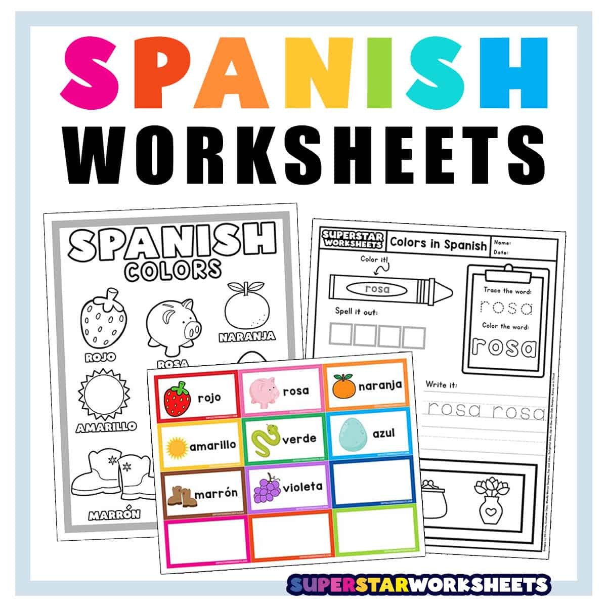 Spanish Worksheets - Superstar Worksheets throughout FREE Printable Beginning Spanish Worksheets