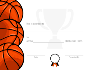 Sports Award Certificates: Free, Customizable Designs | Signup inside Free Printable Basketball Award Certificates