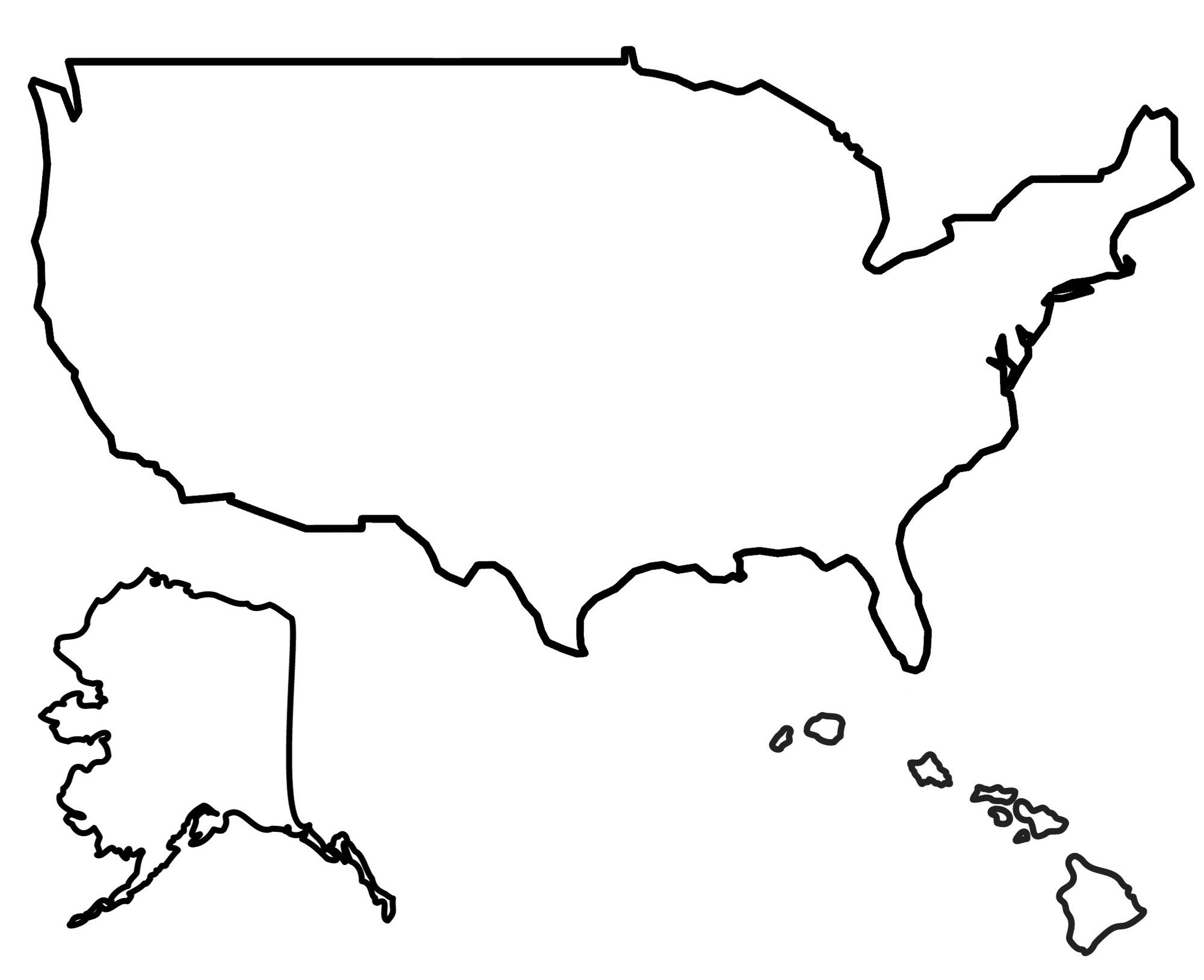 State Outlines: Blank Maps Of The 50 United States - Gis Geography intended for FREE Printable Blank Outline Map of the United States