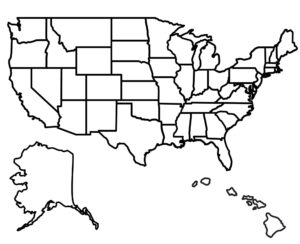 State Outlines: Blank Maps Of The 50 United States - Gis Geography regarding FREE Printable Blank Us Map with State Outlines