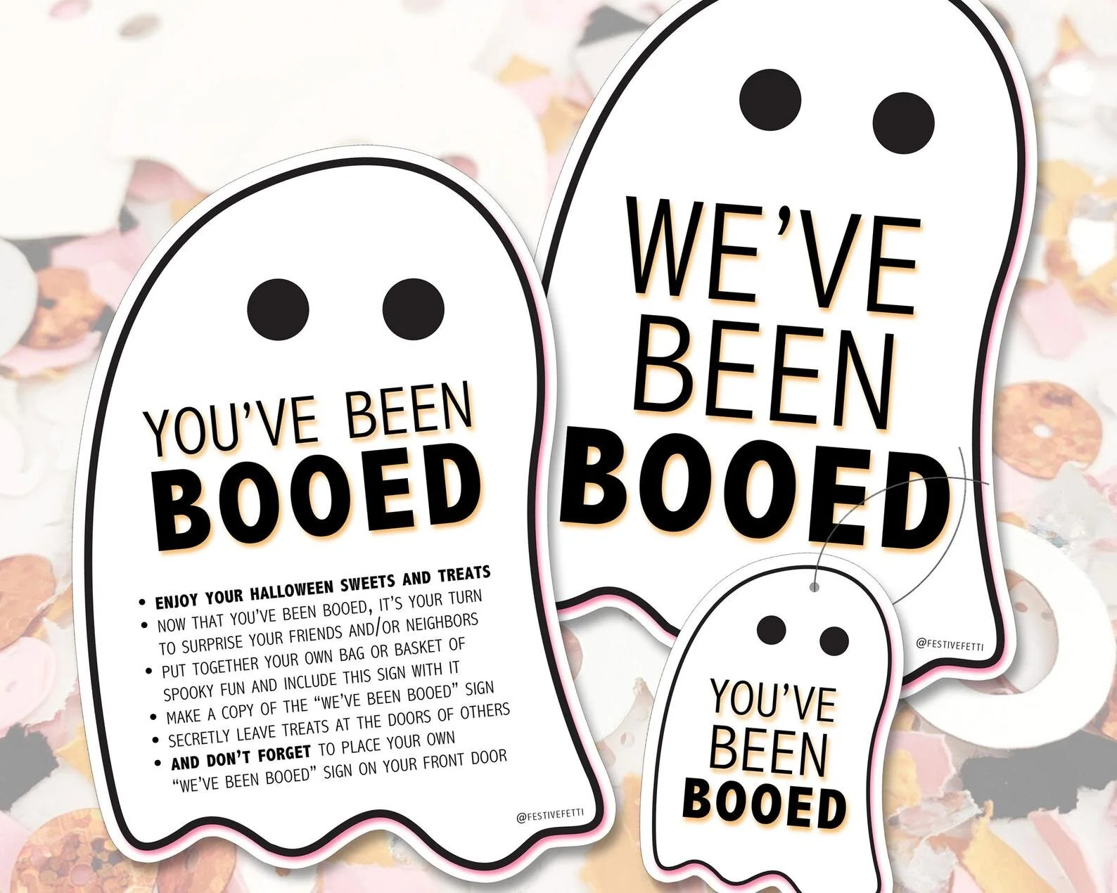 Super Cute You&amp;#039;Ve Been Booed Printable Signs For Halloween inside FREE Printable Boo Sign For Halloween