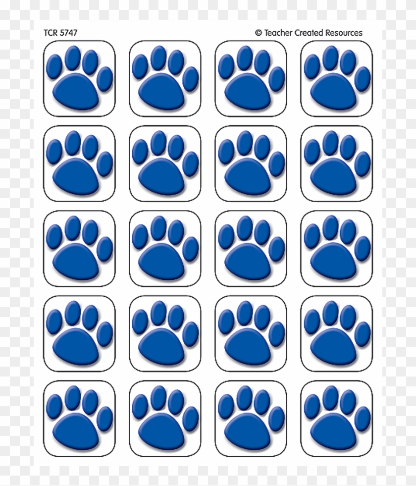 Tcr5747 Blue Paw Prints Stickers Image - Blues Clues Paw Prints in Free Printable Blues Clues Paw Print