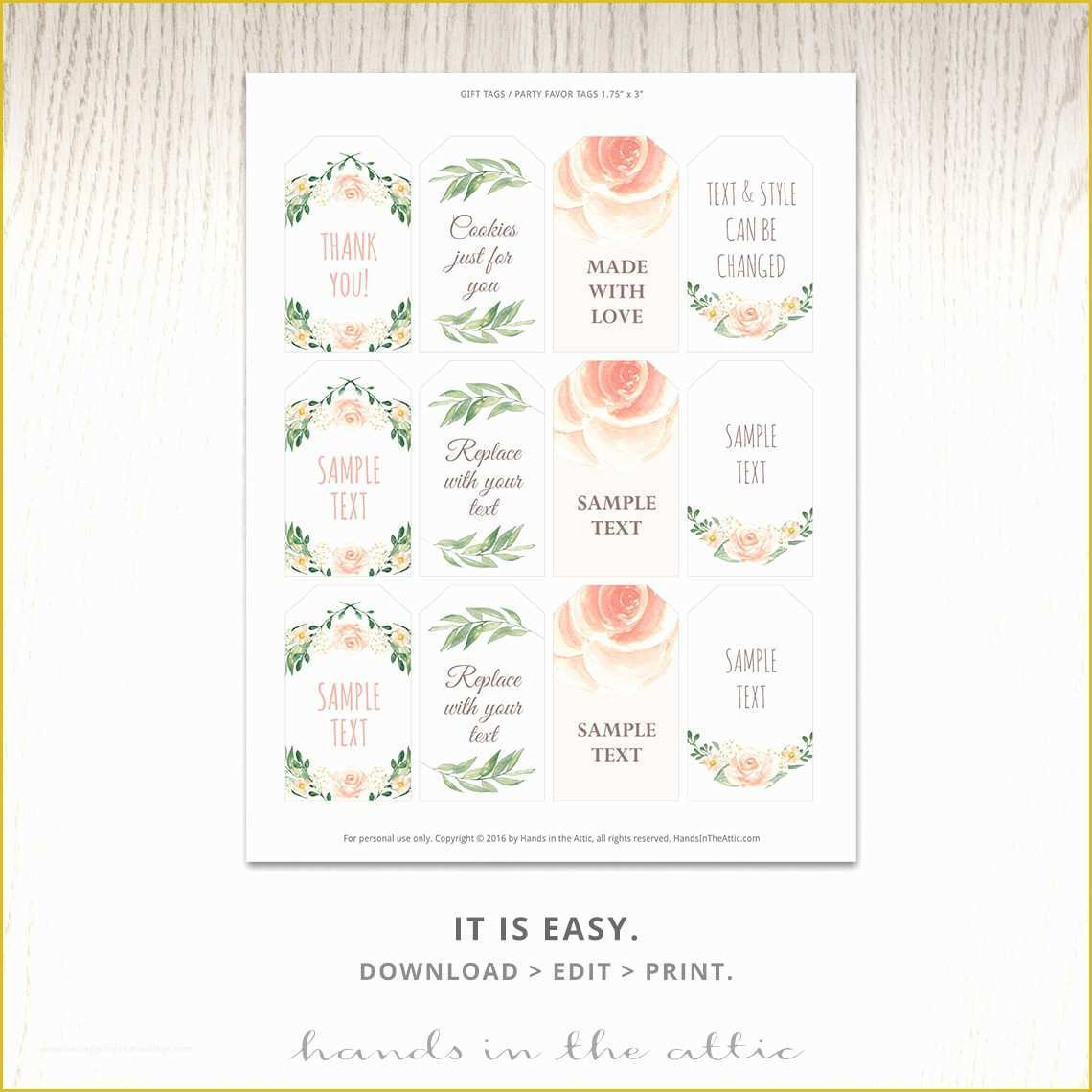 Template Free Wedding Shower Favor Tags Wedding Favor Tag Template for FREE Printable Bridal Shower Labels