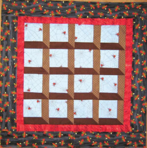 Three Dimensional Attic Window Technique - With Spiders! pertaining to FREE Printable Attic Window Quilt Pattern