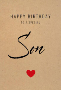 To A Special Son - Birthday Card (Free) | Greetings Island with FREE Printable Birthday Cards For Adult Son