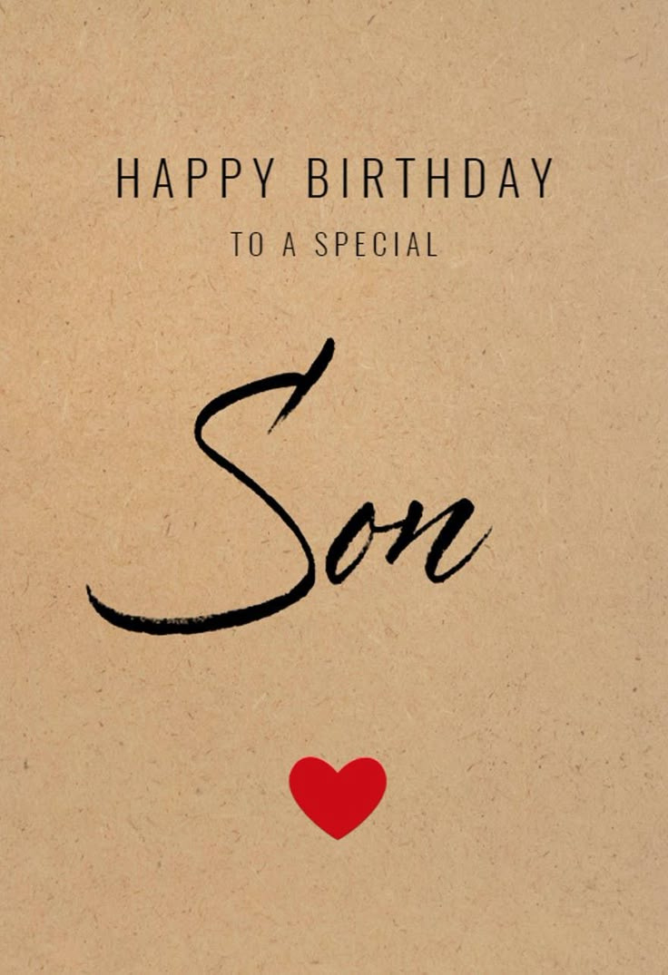 To A Special Son - Birthday Card (Free) | Greetings Island with Free Printable Birthday Cards Son