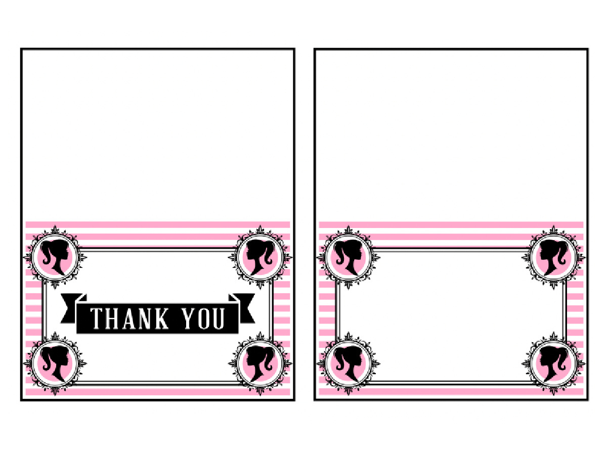 Vintage Barbie Party Printables (Free Download) | Catch My Party inside FREE Printable Barbie Thank You Tags
