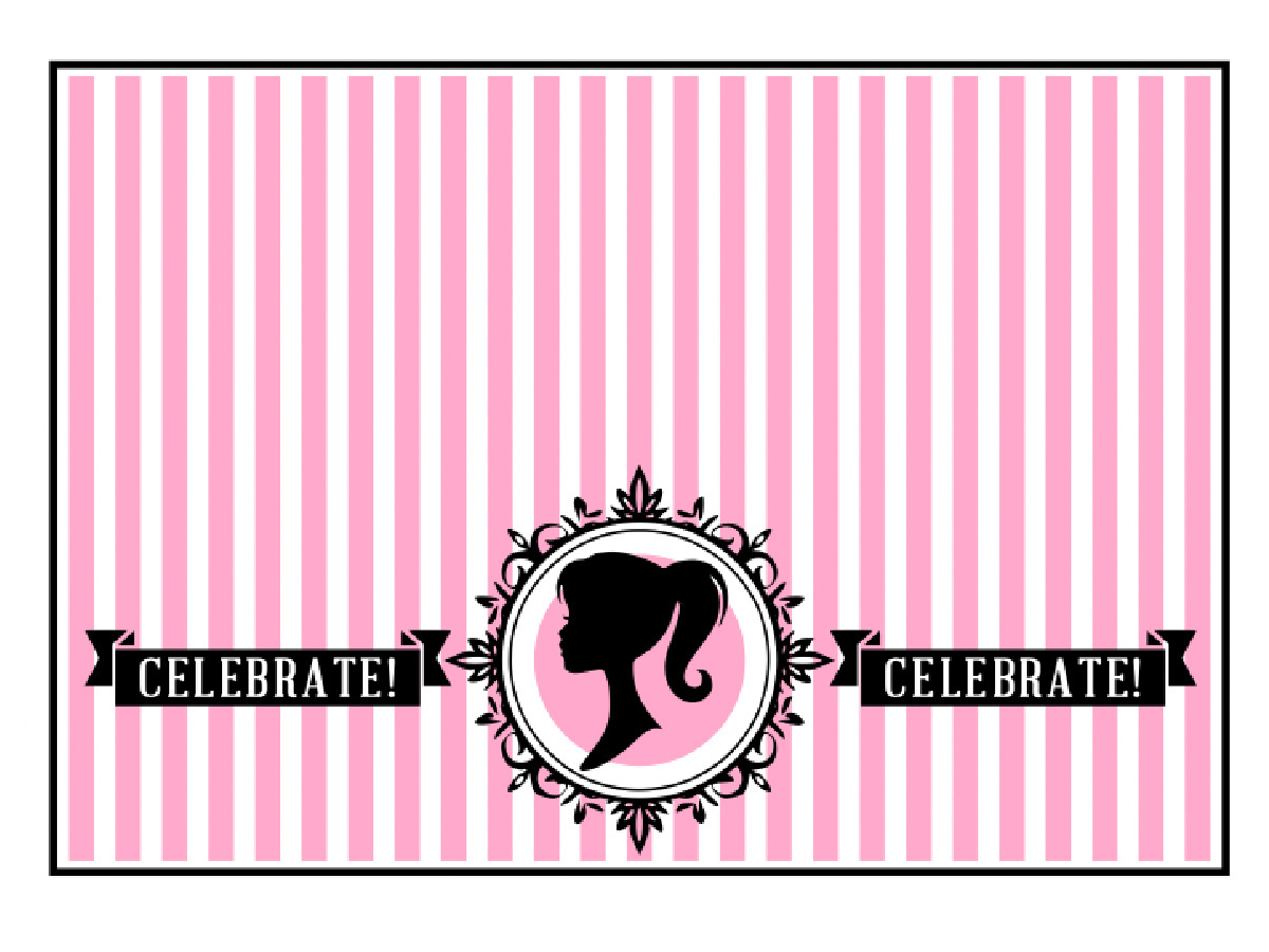 Vintage Barbie Party Printables (Free Download) | Catch My Party with regard to Free Printable Barbie Birthday Cards
