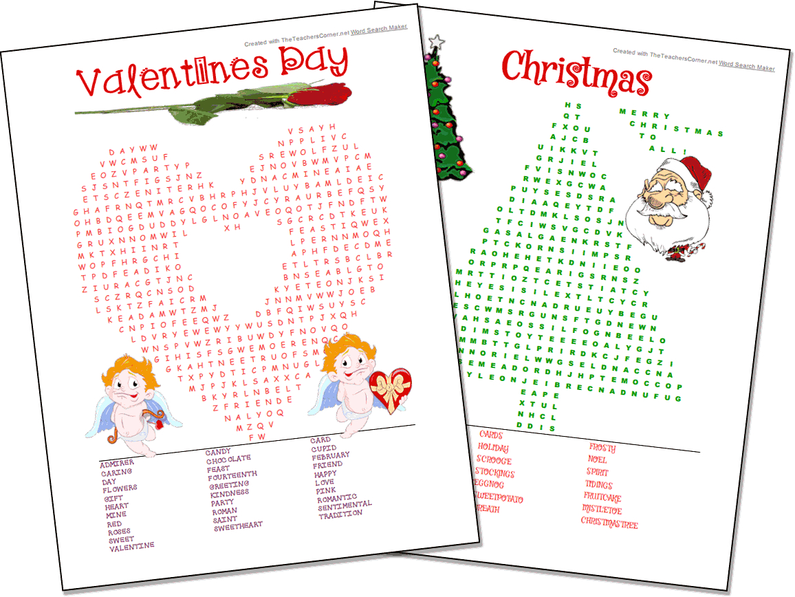 Word Search Maker | World Famous From The Teacher&amp;#039;S Corner inside Free Printable Blank Word Search Maker