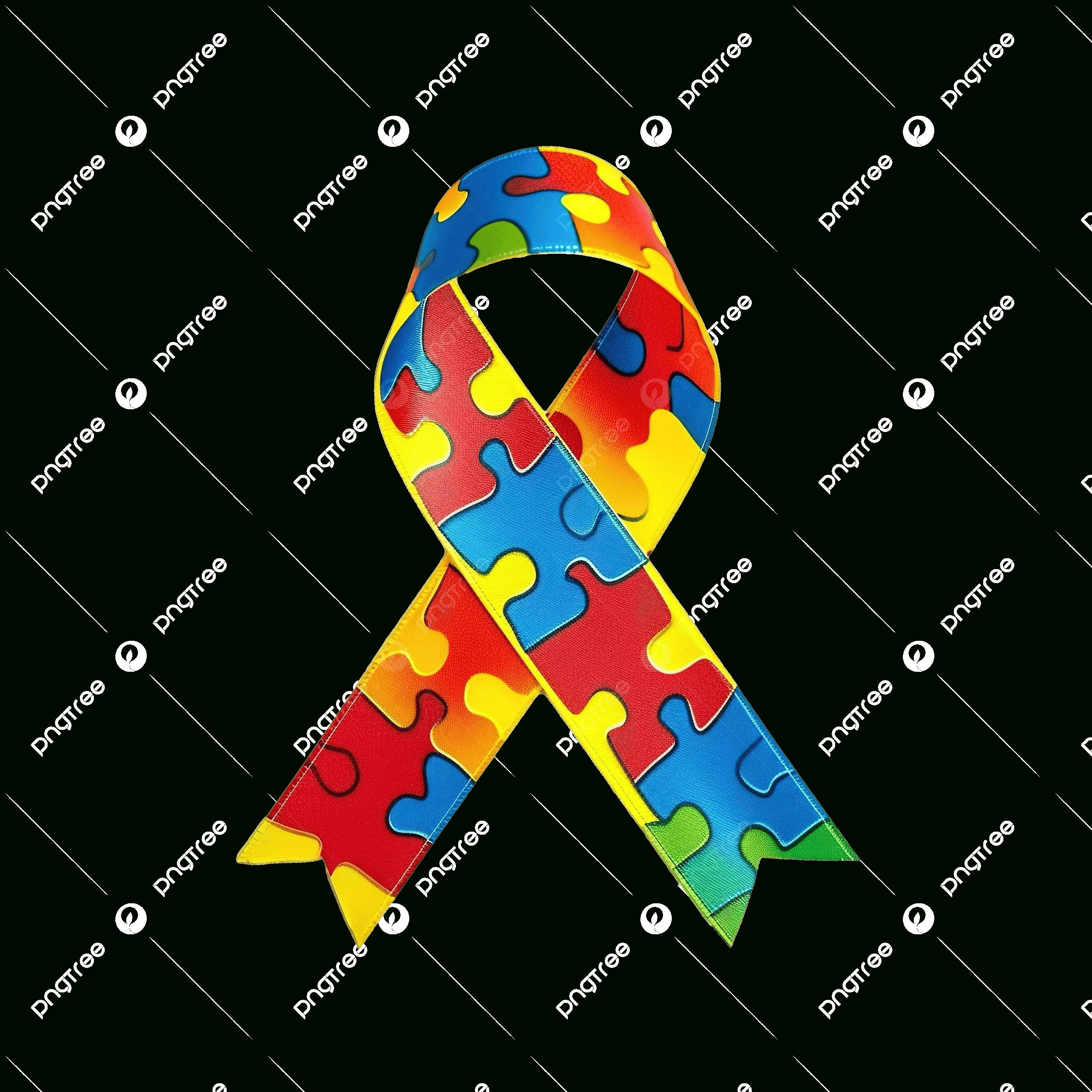 World Autism Awareness Day Ribbon, 2 April, Abstract, Autism regarding FREE Printable Autism Awareness Ribbon